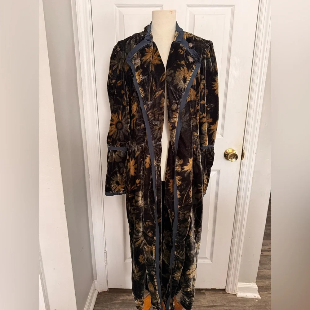 Free People Hazel Velvet Duster - Picture 2 of 2